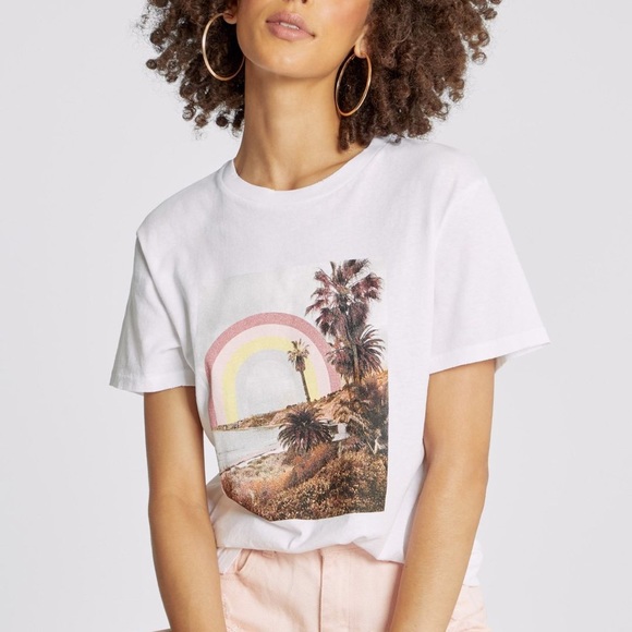 Wildfox Rainbow Coast Keke Tee - Picture 2 of 12